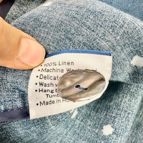 Fridaze Elsie Linen Jacket Size Small Lagenlook Artsy Wrinkle Resistant - Picture 12 of 12
